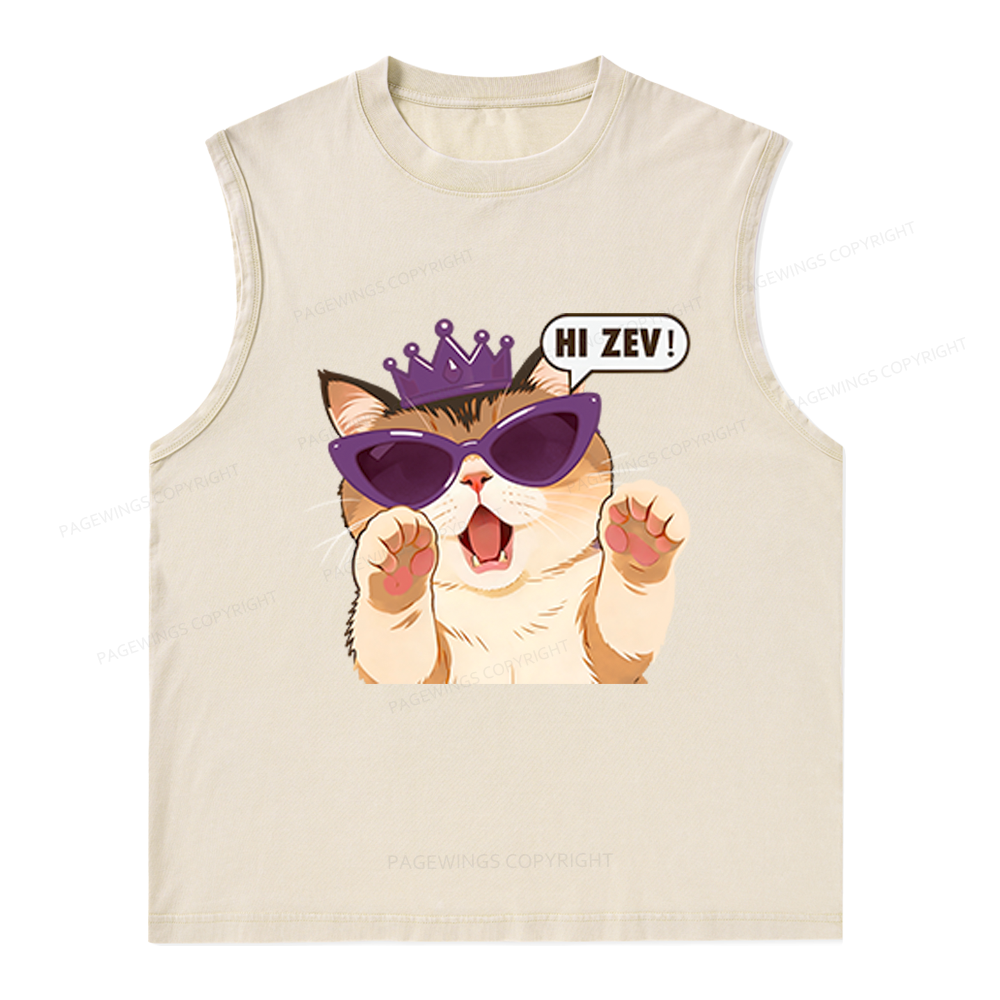 Pagewings Sci-Fi Book Lover Unisex Washed Tank Top