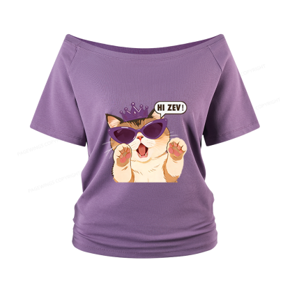 Pagewings Sci-Fi Book Lover Women Off Shoulder T-shirts