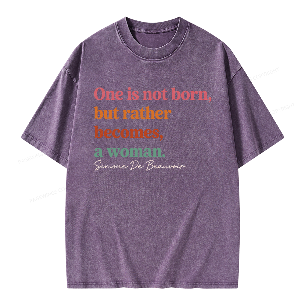 Pagewings Feminism Unisex Washed T-shirt