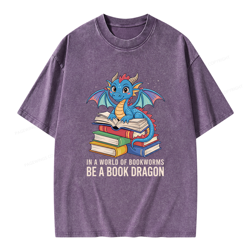 Pagewings Bookworms Unisex Washed T-shirt