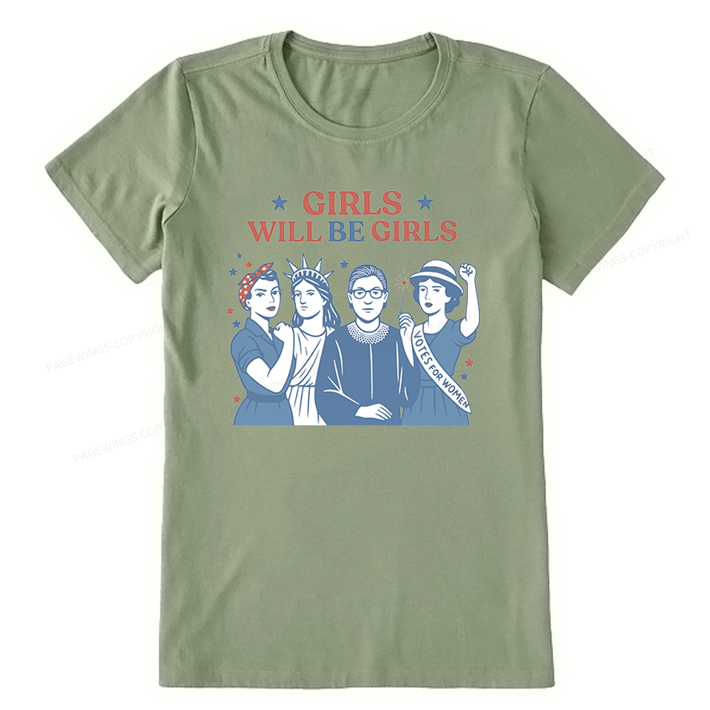 Pagewings Girls Will be Girls Unisex Classic T-shirt