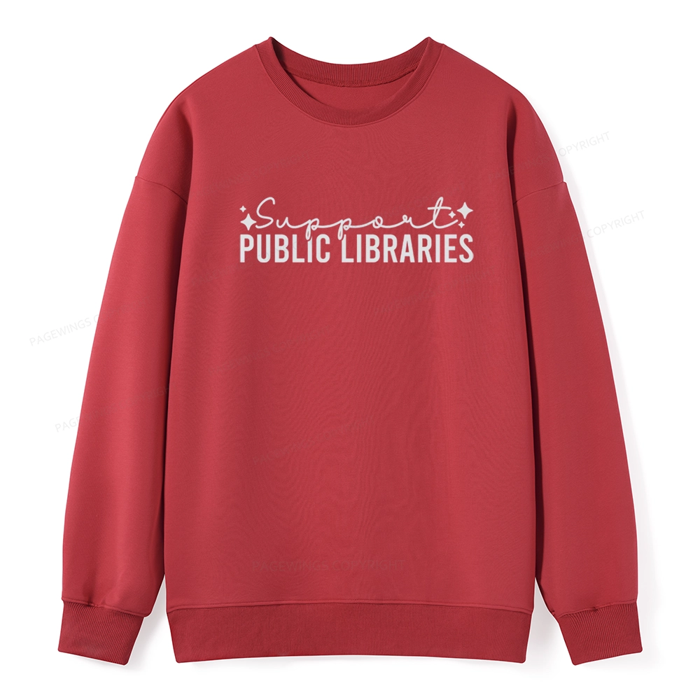 Pagewings Public Libraries Unisex Classic Sweatshirt