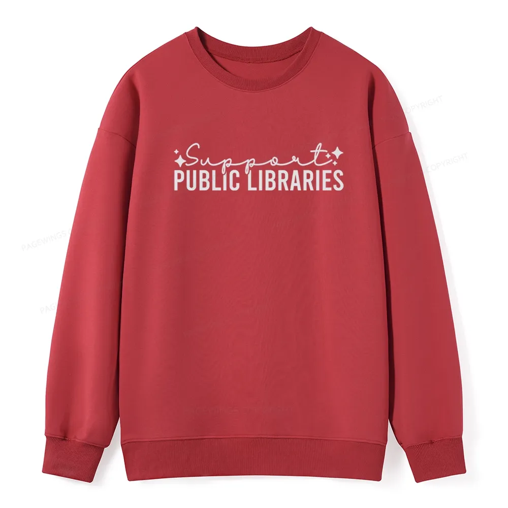 Pagewings Public Libraries Unisex Classic Sweatshirt