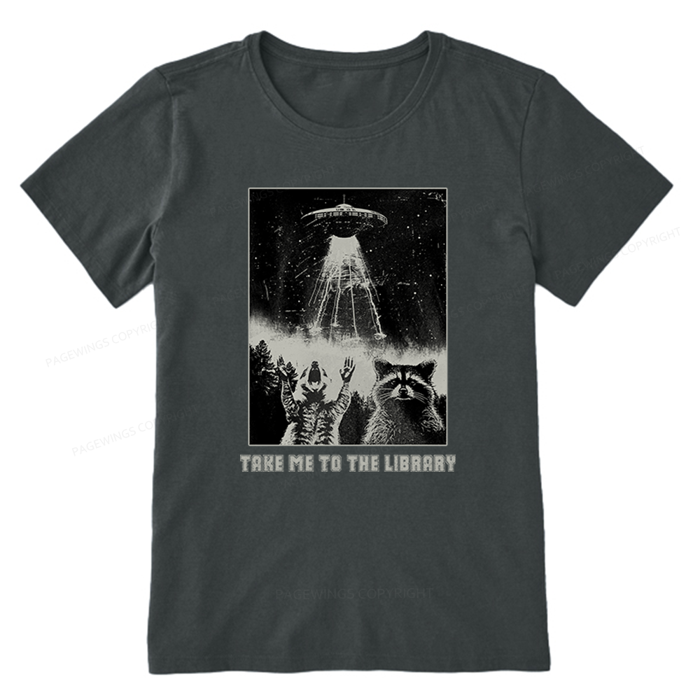 Pagewings Take Me To The Library Unisex Classic T-shirt