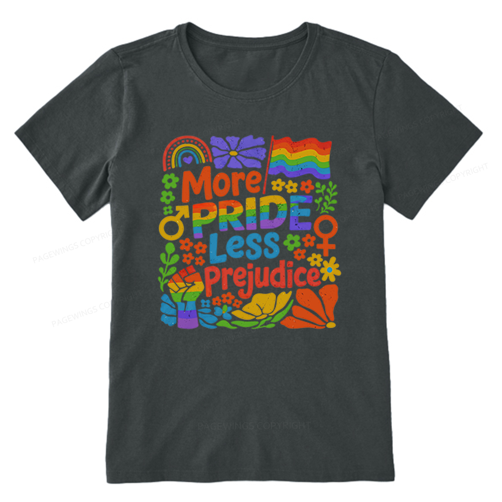 Pagewings More Pride Less Prejudice Unisex Classic T-shirt