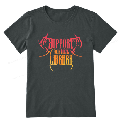 Pagewings Support Your Local Library Unisex Classic T-shirt