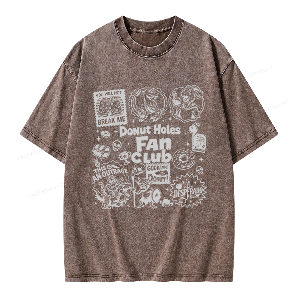 Pagewings Sci-Fi Novel Lover Unisex Washed T-shirt