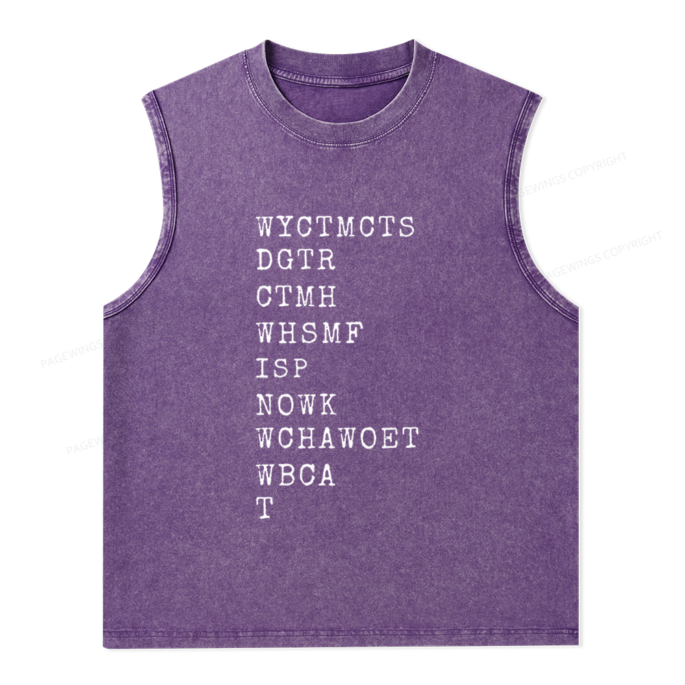 Pagewings Romance Lover Unisex Washed Tank Top