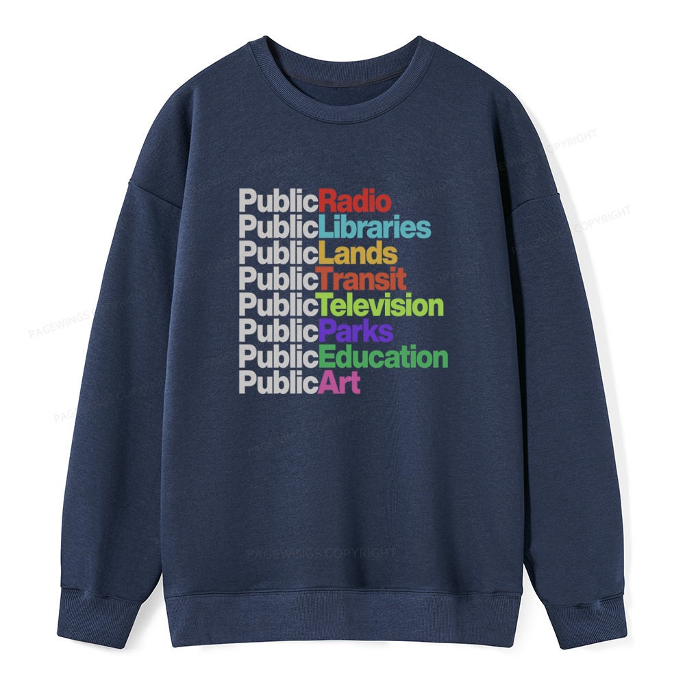 Pagewings Public Libraries Unisex Classic Sweatshirt