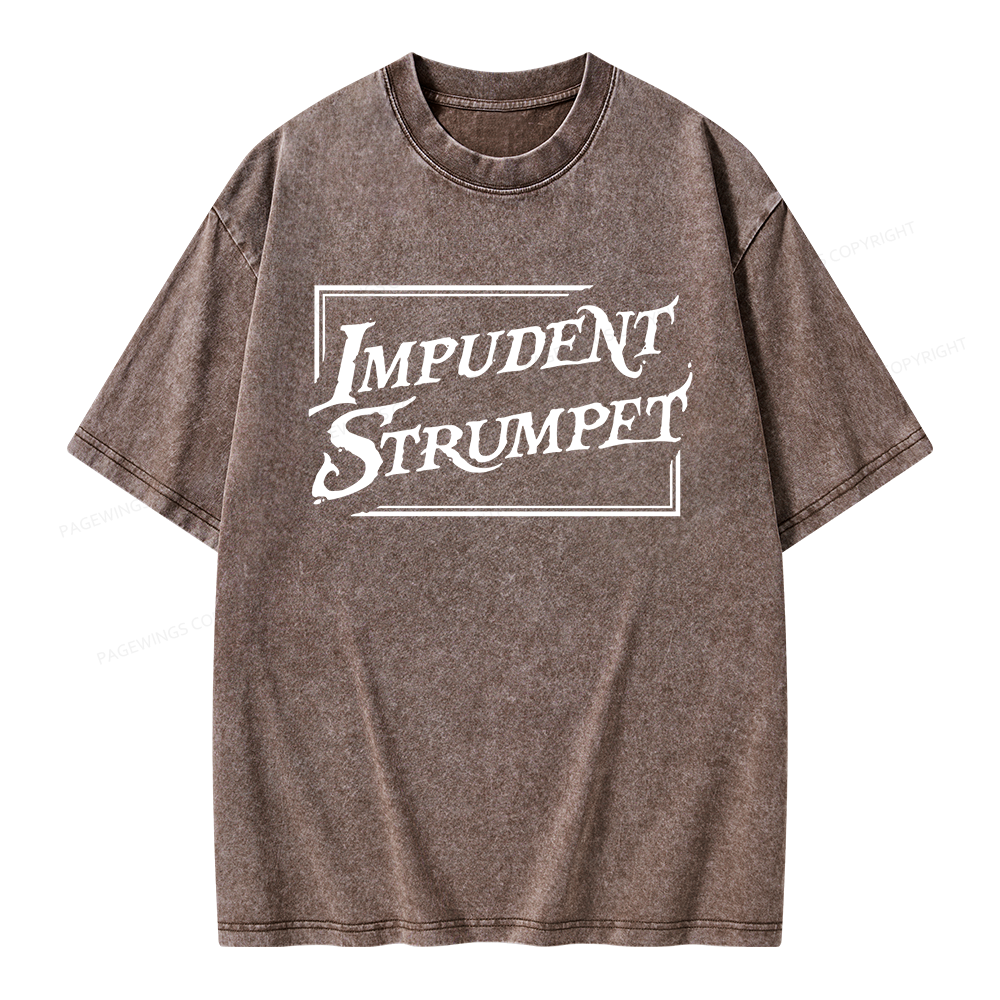 Pagewings Impudent Strumpet Unisex Washed T-shirt