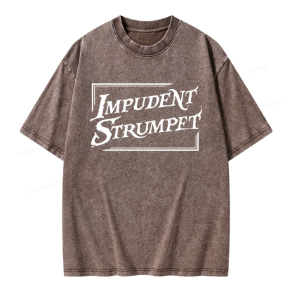 Pagewings Impudent Strumpet Unisex Washed T-shirt