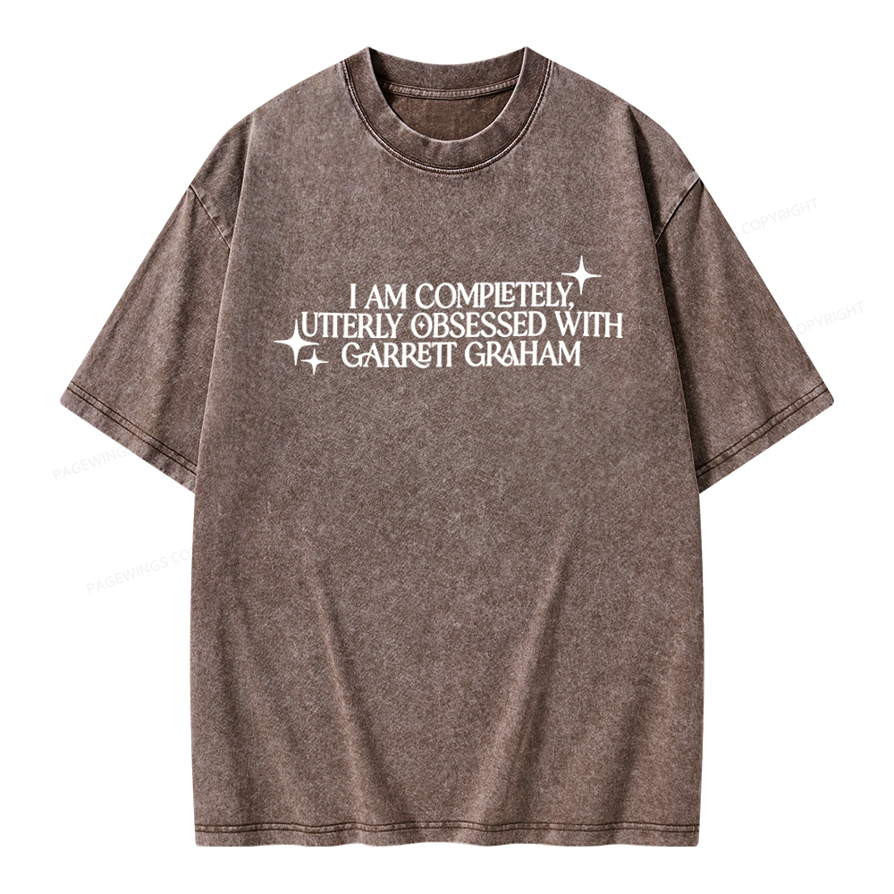 Pagewings Hockey Romace Unisex Washed T-shirt