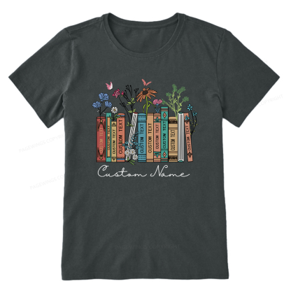 Pagewings Personalized Name Text Unisex Classic T-shirt
