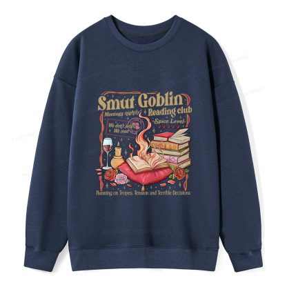 Pagewings Smut Goblin Dark Romance Bookish Unisex Classic Sweatshirt