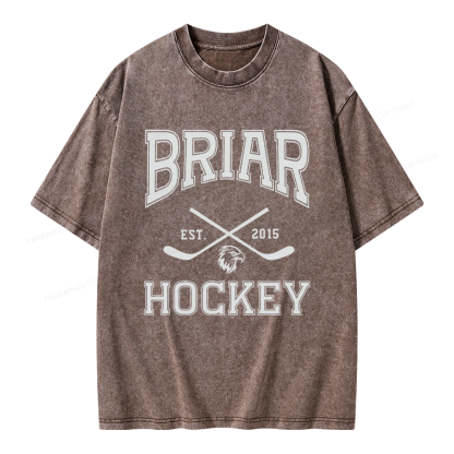 Pagewings Hockey Romance Unisex Washed T-shirt