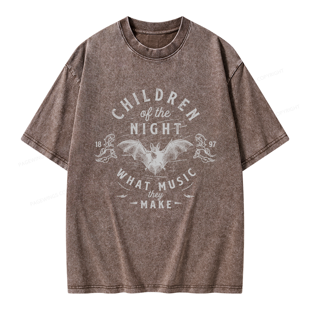 Pagewings What Music They Make Unisex Washed T-shirt