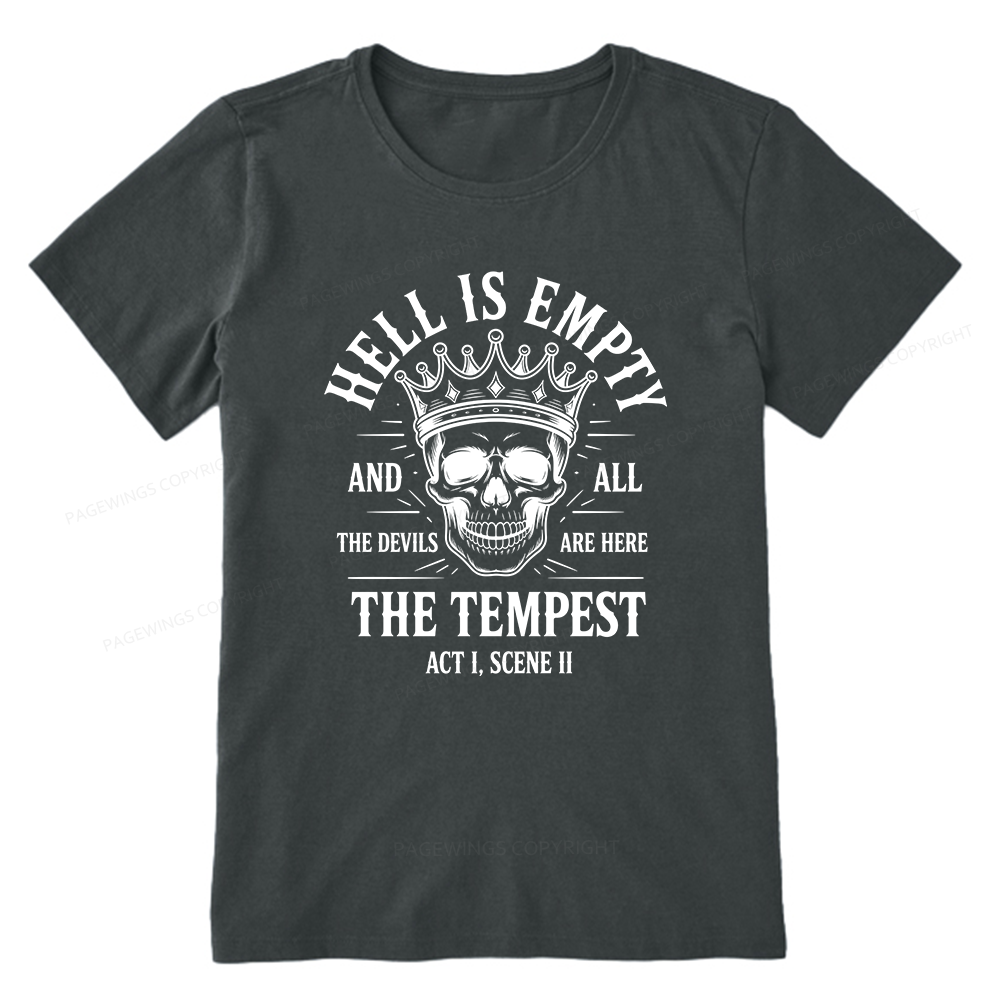 Pagewings Hell is Empty And All The Devils Are Here Unisex Classic T-shirt
