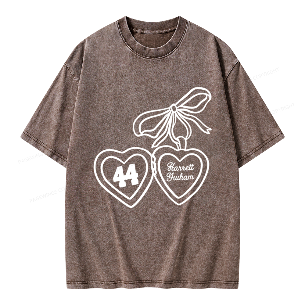 Pagewings Hockey Romance Unisex Washed T-shirt