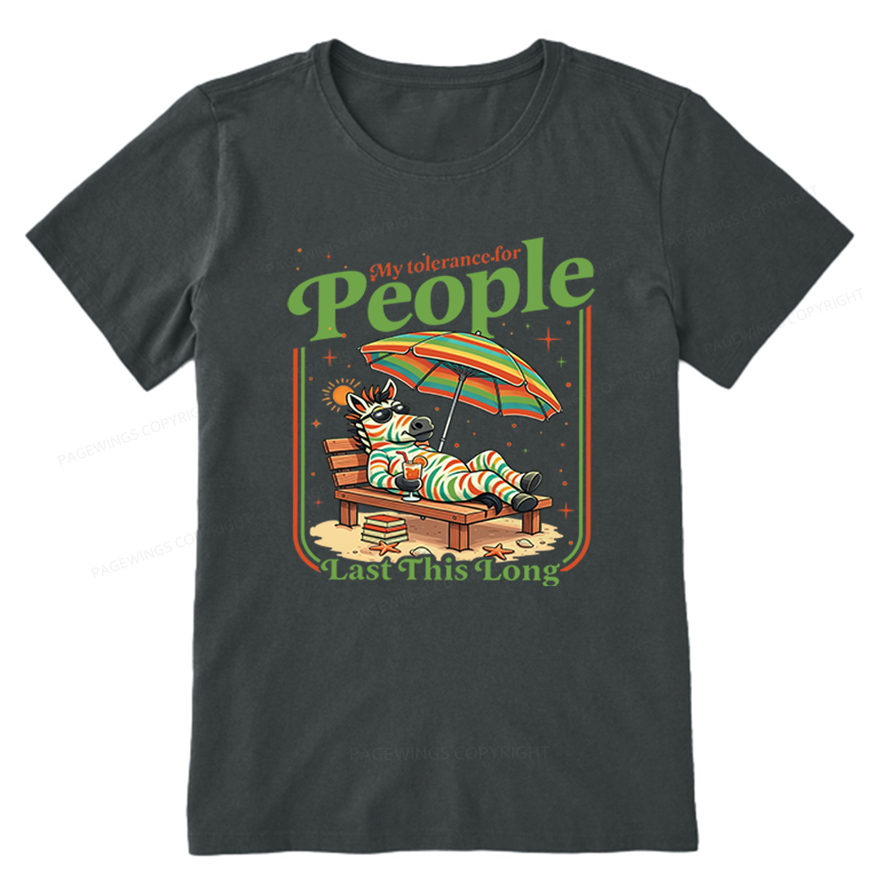 Pagewings Funny Zebra Unisex Classic T-shirt