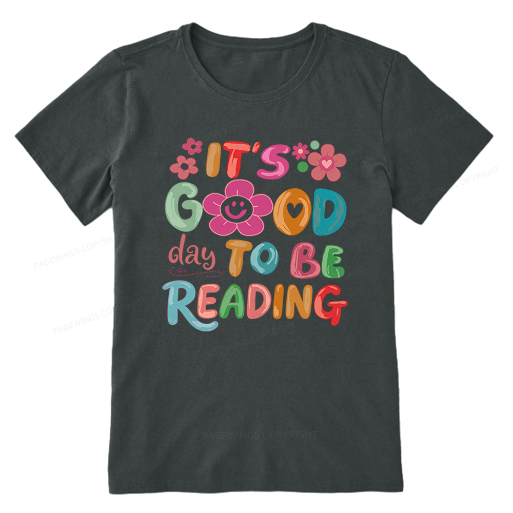 Pagewings It's a Good Day To Be Reading Unisex Classic T-shirt
