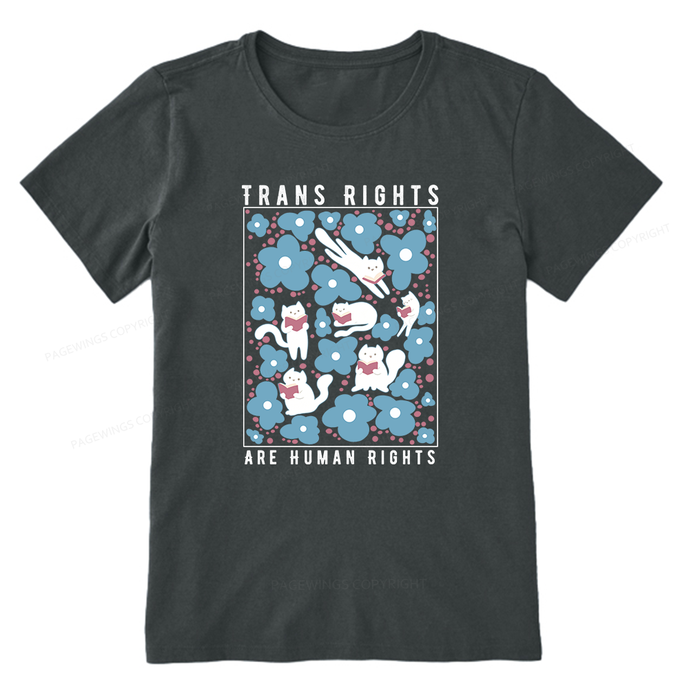 Pagewings Trans Rights Are Human Rights Unisex Classic T-shirt
