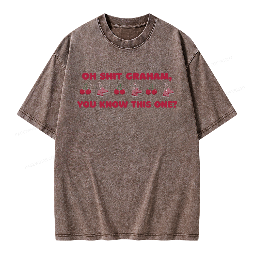 Pagewings Hockey Romance Unisex Washed T-shirt
