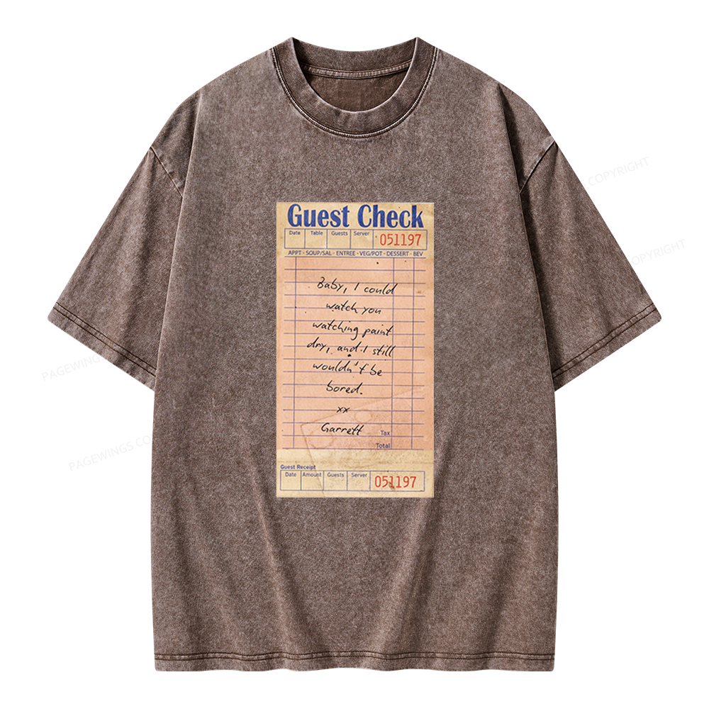 Pagewings Hockey Romance Unisex Washed T-shirt