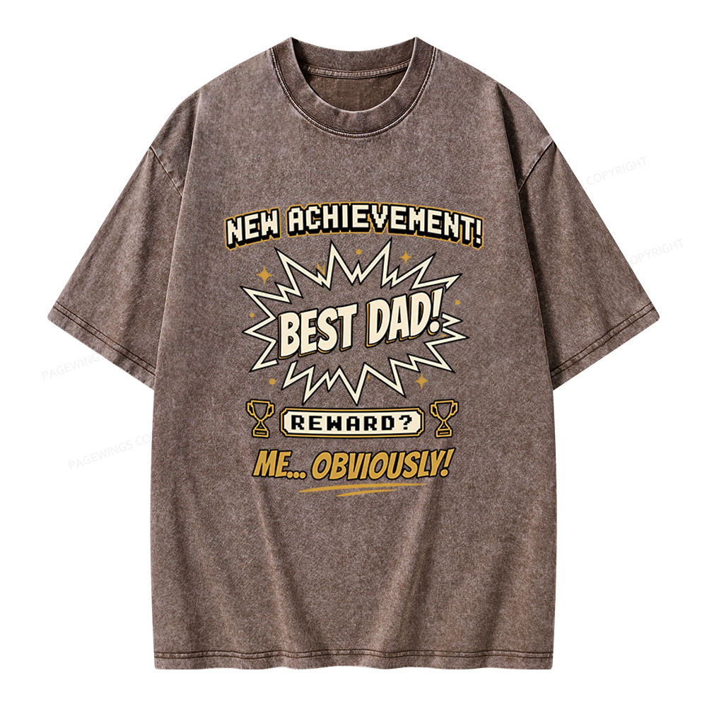 Pagewings New Achievement Unisex Washed T-shirt