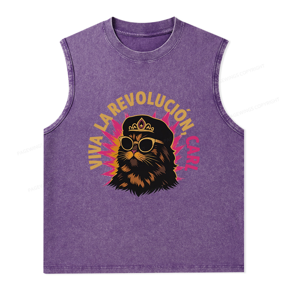 Pagewings Sci-Fi Novel Lover Unisex Washed Tank Top