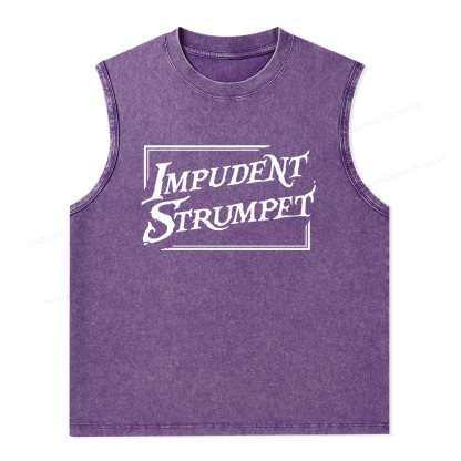 Pagewings Impudent Strumpet Unisex Washed Tank Top