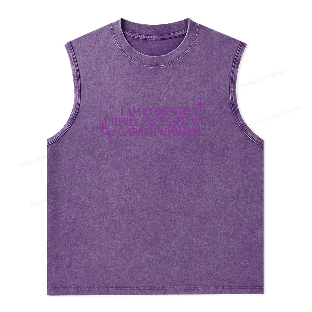 Pagewings Hockey Romace Unisex Washed Tank Top