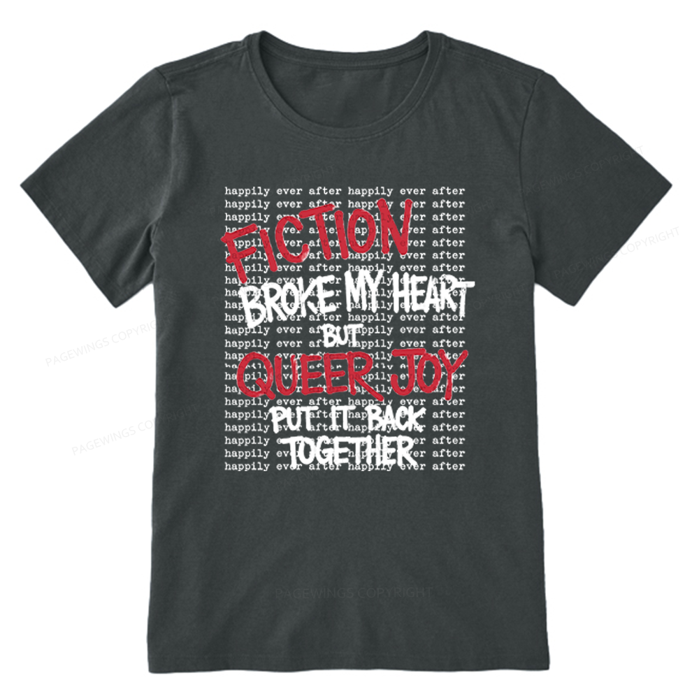 Pagewings Fiction Broke My Heart Unisex Classic T-shirt