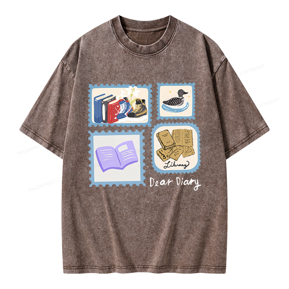 Pagewings Romance Lover Unisex Washed T-shirt