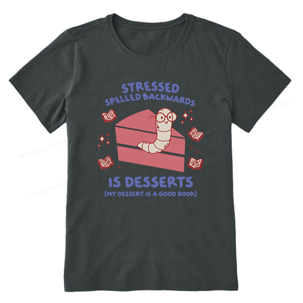 Pagewings My Dessert Is A Good Book Unisex Classic T-shirt