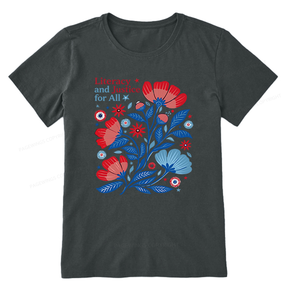 Pagewings Literacy and Justice for All Unisex Classic T-shirt