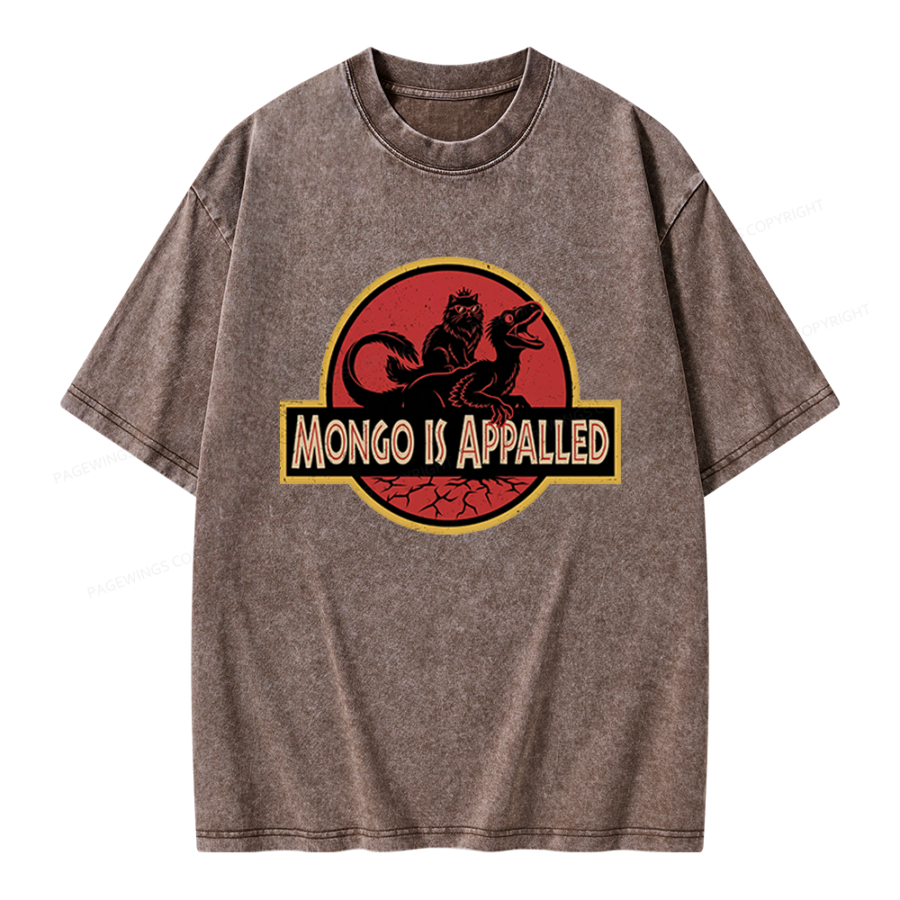Pagewings Mongo Is Appalled Unisex Washed T-shirt