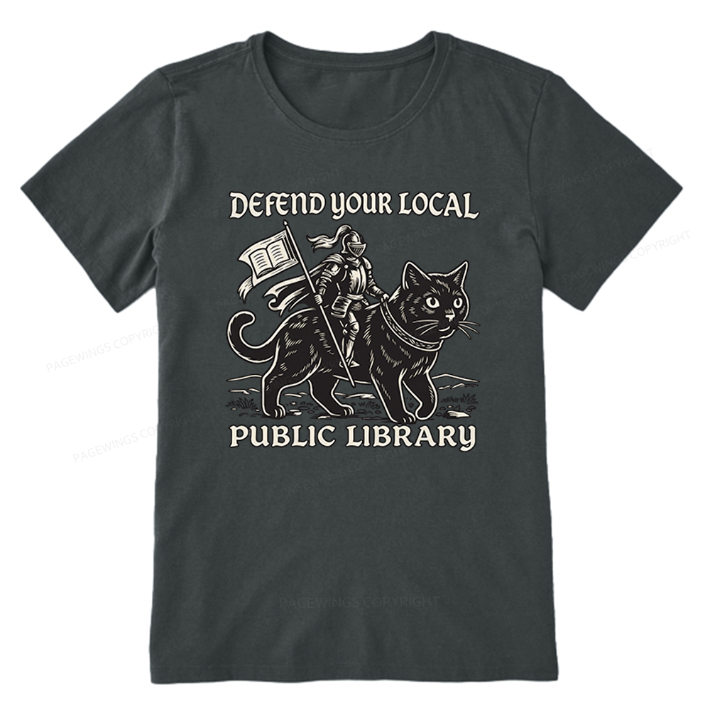 Pagewings Defend Your Local Public Library Unisex Classic T-shirt