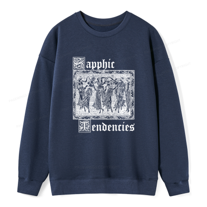 Pagewings Sapphic Tendencies Unisex Classic Sweatshirt