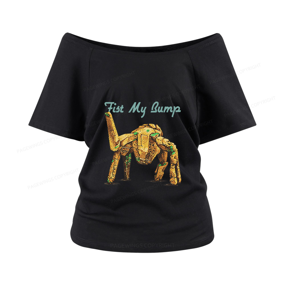 Pagewings Read Sci-Fi Women Off Shoulder T-shirts