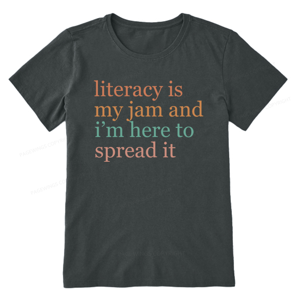 Pagewings Literacy Is My Jam Unisex Classic T-shirt