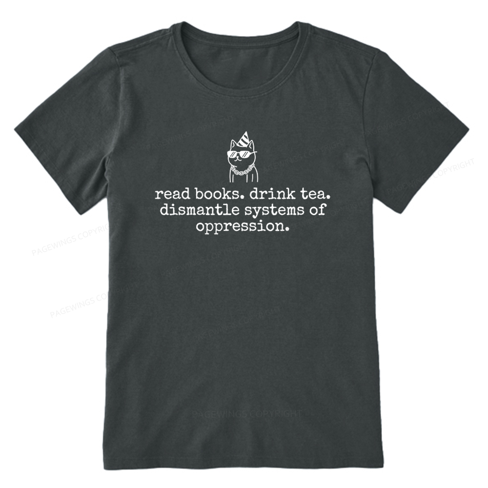 Pagewings Books and Tea Unisex Classic T-shirt