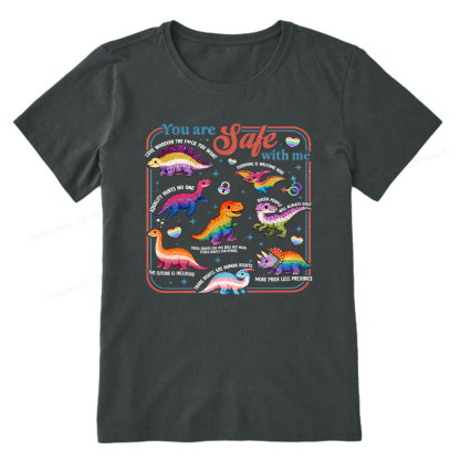 Pagewings You Are Safe With Me Unisex Classic T-shirt