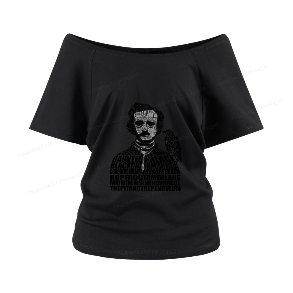 Pagewings Literature Lover Women Off Shoulder T-shirts