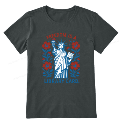 Pagewings Liberty is a Library Card Unisex Classic T-shirt