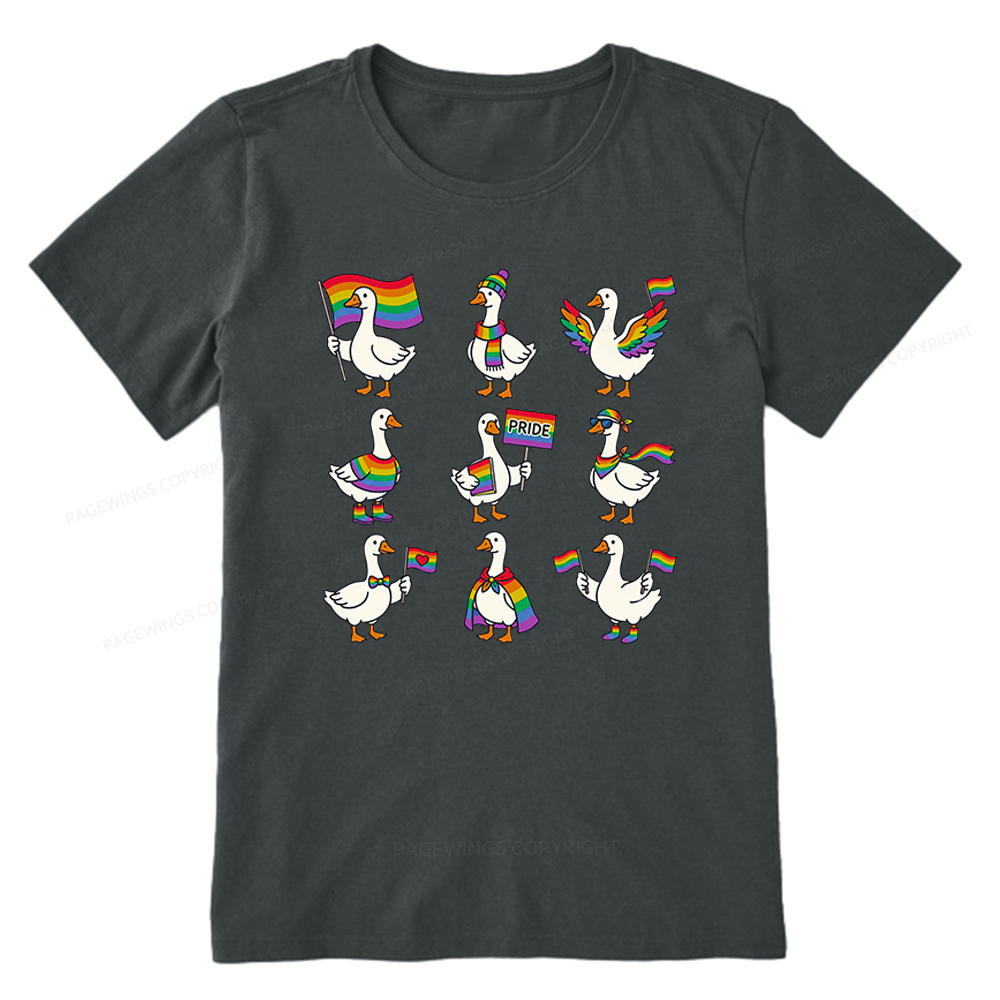 Pagewings Funny LGBTQ Goose Unisex Classic T-shirt
