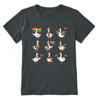 Pagewings Funny LGBTQ Goose Unisex Classic T-shirt