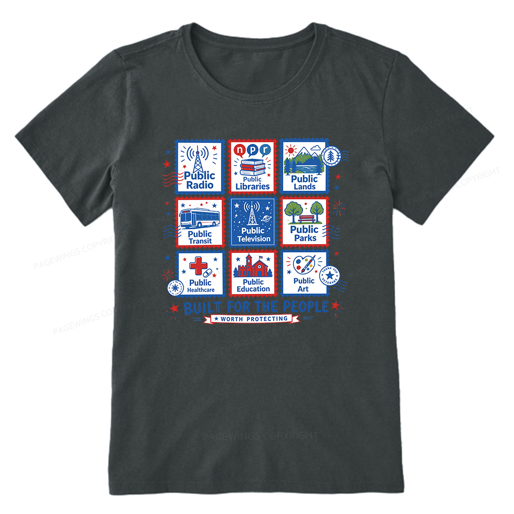 Pagewings Public Libraries Unisex Classic T-shirt