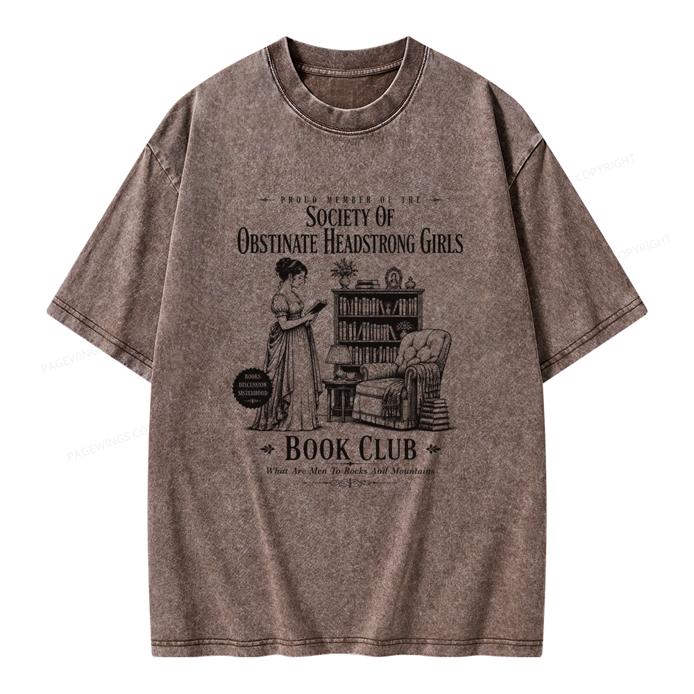 Pagewings What Are Men To Rocks And Mountains Unisex Washed T-shirt