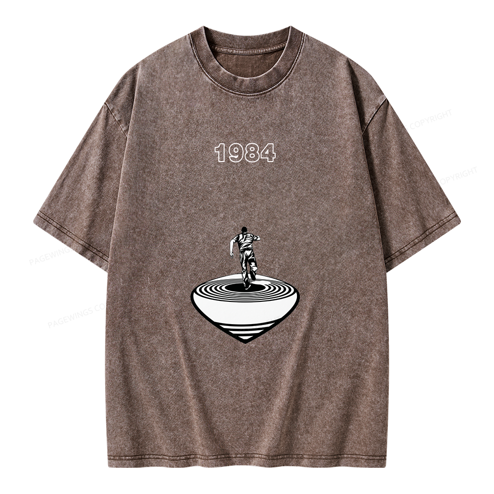 Pagewings Big Brother is Watching You Unisex Washed T-shirt