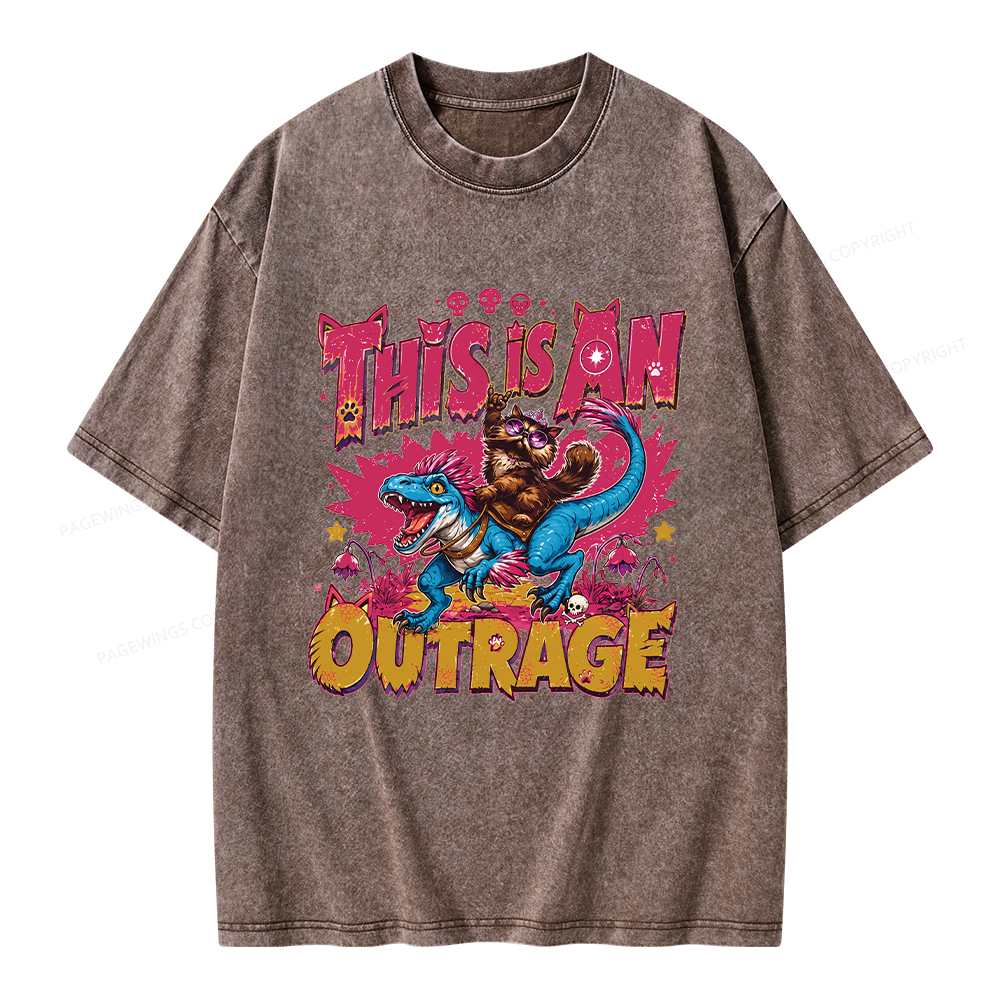 Pagewings Princess Donut Unisex Washed T-shirt